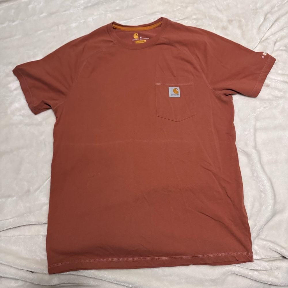 Carhartt Men's Short Sleeve Tee in Rust